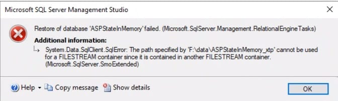 Filestream error
